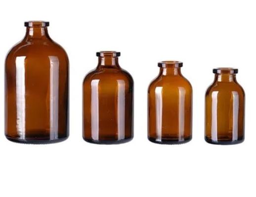 Şeffaf veya Amber 1ml Tıbbi Cam Şişe Nötr Borosilikat