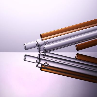 Düşük Akış Direnci Borosilikat Test Tüpleri Kahverengi Şeffaf Cam Test Tüpü ODM