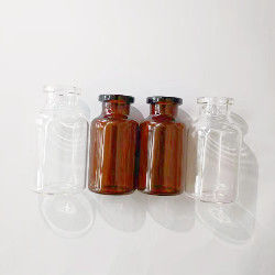 Kapaklı Tıbbi Enjeksiyon Cam Flakon 10ml