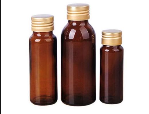 250ml Oral Sıvı Şişe Amber Kalıplı Soda Kireç Cam Şişe