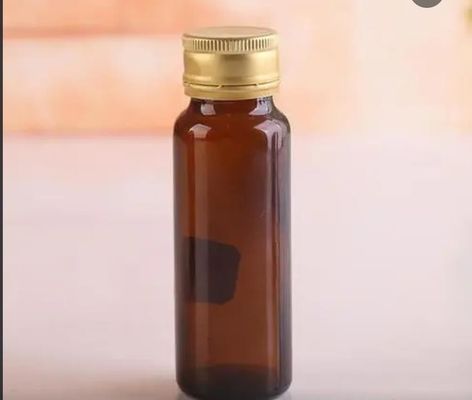 500ml Cam Oral Sıvı Şişe Kahverengi Amber Yuvarlak