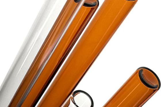 Borosilikat Şeffaf Farmasötik Cam Boru Dış Çap 10.75mm