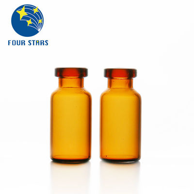 Farmasötik 2ml 5ml 7ml 10ml 15ml 20ml 30ml şeffaf kehribar cam tüp şeklindeki enjeksiyon şişeleri