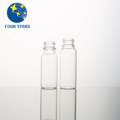 Şeffaf kehribar İlaç 30ml Cam Şişeler Plastik Kapaklı Küçük Vida Boyunlu Şişeler