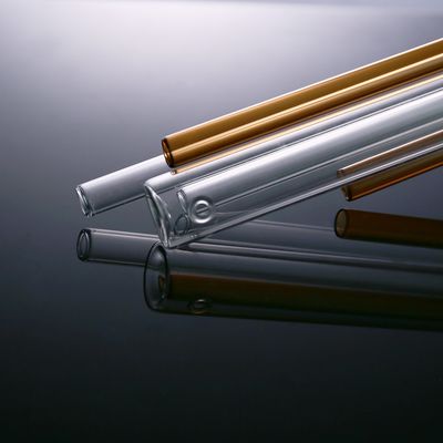 kehribar Boş Test Tüpleri 1ml-20ml Şeffaf Cam Tüpler OEM