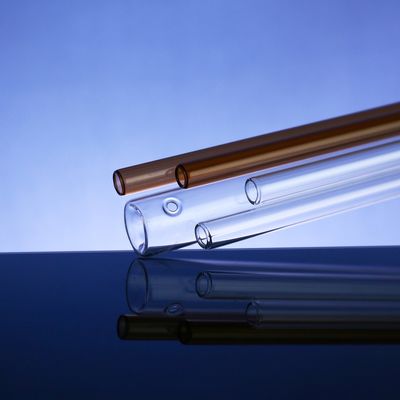 Alkali Direnç kehribar Cam Tüp 5ml Serigrafi Yüzey