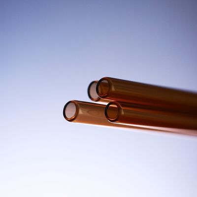 Tıbbi Renkli Borosilikat Cam Tüp Büyük Çap 1250-1800mm Uzunluk