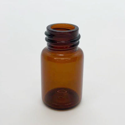 22mm Çaplı Küçük Cam Şişeler Vidalı Kapaklı Vidalı 7ml kehribar Cam Şişeler