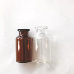 Farmasötik Steril Boş Şişeler 30ml Kauçuk Tıpa Şeffaf Cam Şişeler