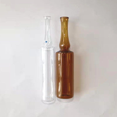 Şeffaf İlaç Cam Ampul Küçük Mühürlü Cam Şişeler 20ml