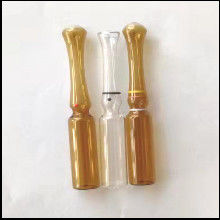 Boş kehribar Cam Ampul 10ml 20ml Kapatılabilir Tıbbi Cam Şişe