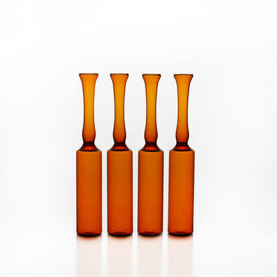 Şeffaf Amber 40ml Cam Ampuller Enjeksiyon Penisilin Şişesi